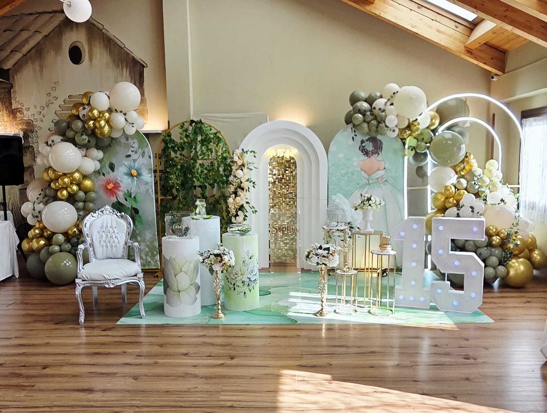 Decoración para 15 años